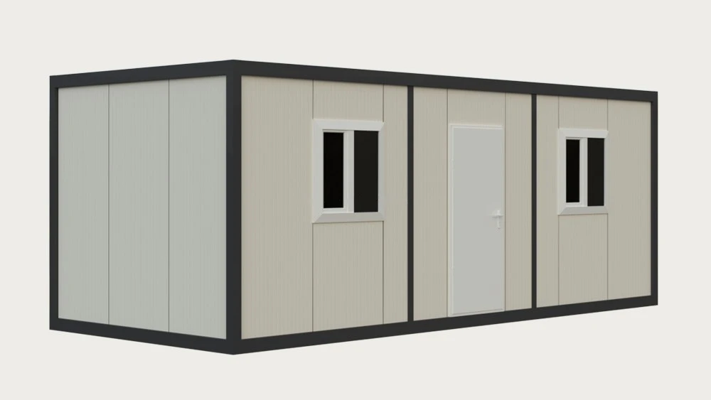 SC-K08 — 21 m² (2 Raum + Küche) Wohn- & Bürocontainer