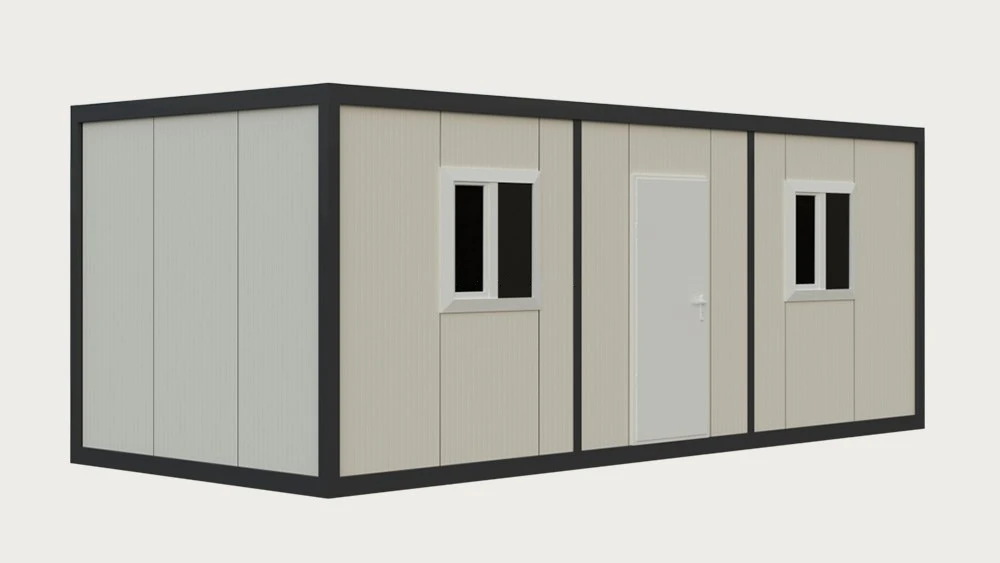 SC-K10 — 21 m² (2 Raum + Bad) Wohn- & Bürocontainer