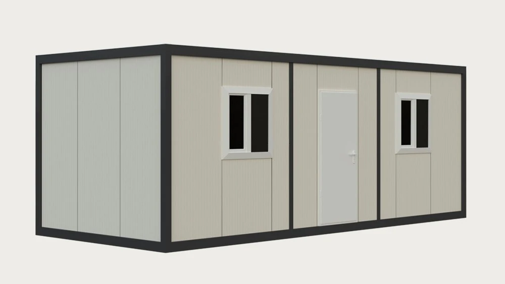SC-K13 — 21 m² (2 Raum + Bad + Küche) Wohn- & Bürocontainer