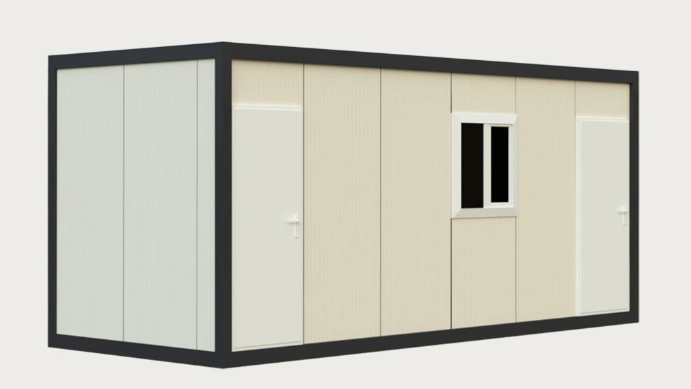 SC-MK10 — حاوية سكنية ومكتبية جاهزة 14 م² (1 غرف + حمام + مطبخ)